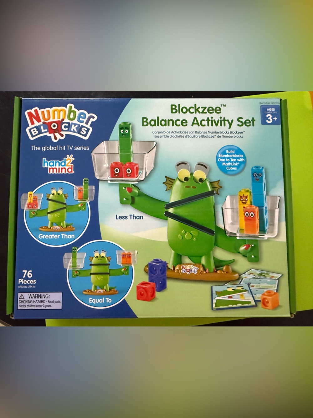Numberblocks Blockzeee Balance Activity Set - Green
